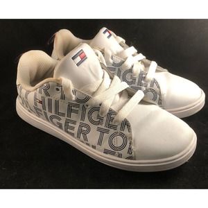Tommy Hilfiger, Kids Iconic Court Logo Shoes, Size 4